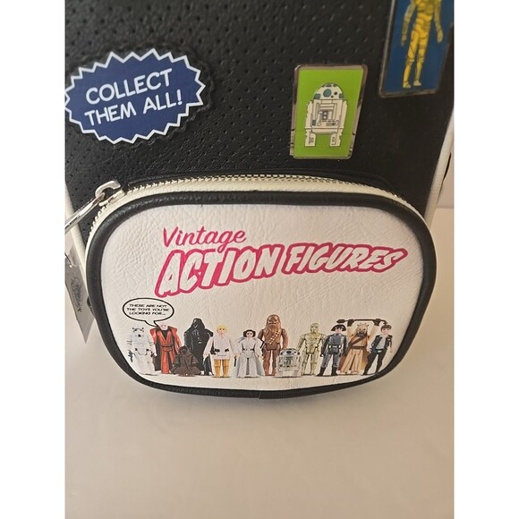 2022 Disney Parks Star Wars Loungefly Backpack Sling Bag Action Figure New main image 9
